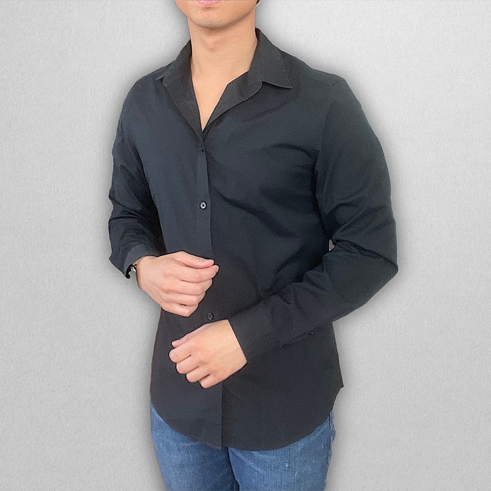 Black Button Down